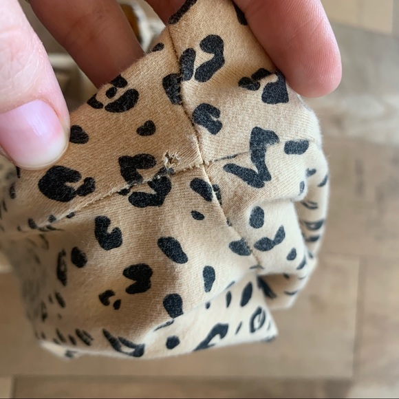 ARITZIA Sunday Best Leopard Wrap Crop Top - Picture 10 of 10